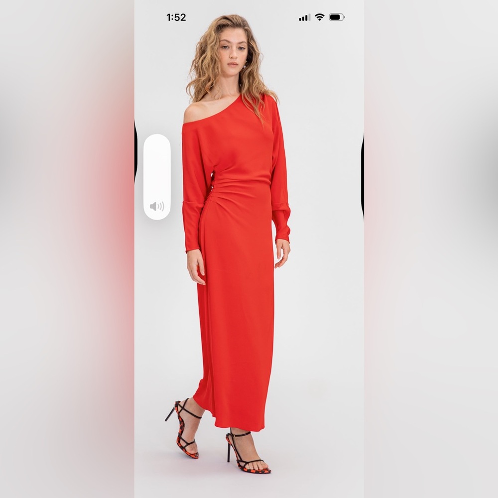 Tanya Taylor Vibrant One-Shoulder Dress